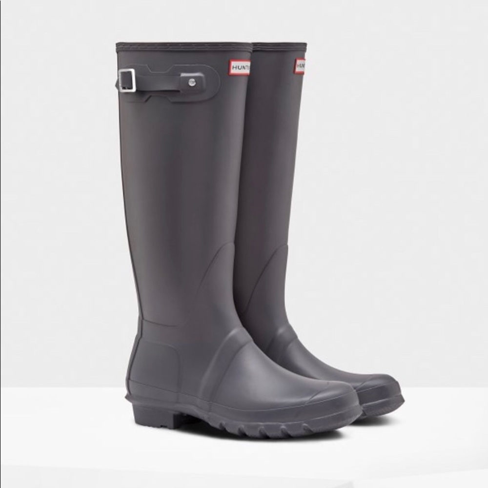 Matte Black Hunter Boots
